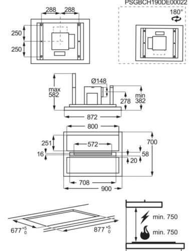 Вытяжка Aeg DCE5960HM